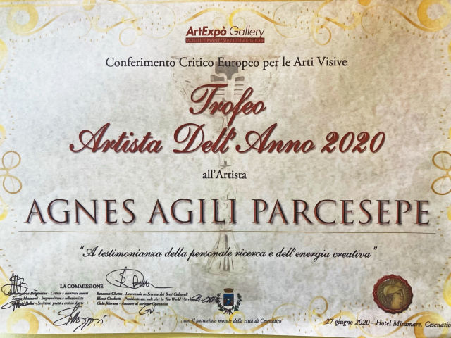 Artist of the year 2020 Cesenatico